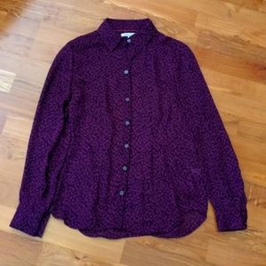 Purple Banana Republic Button Up Shirt